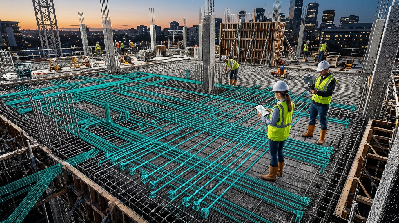 4D Construction Progress Monitoring: Eliminating Concrete Slab Rework via Pre-Pour 3D LiDAR Scanning