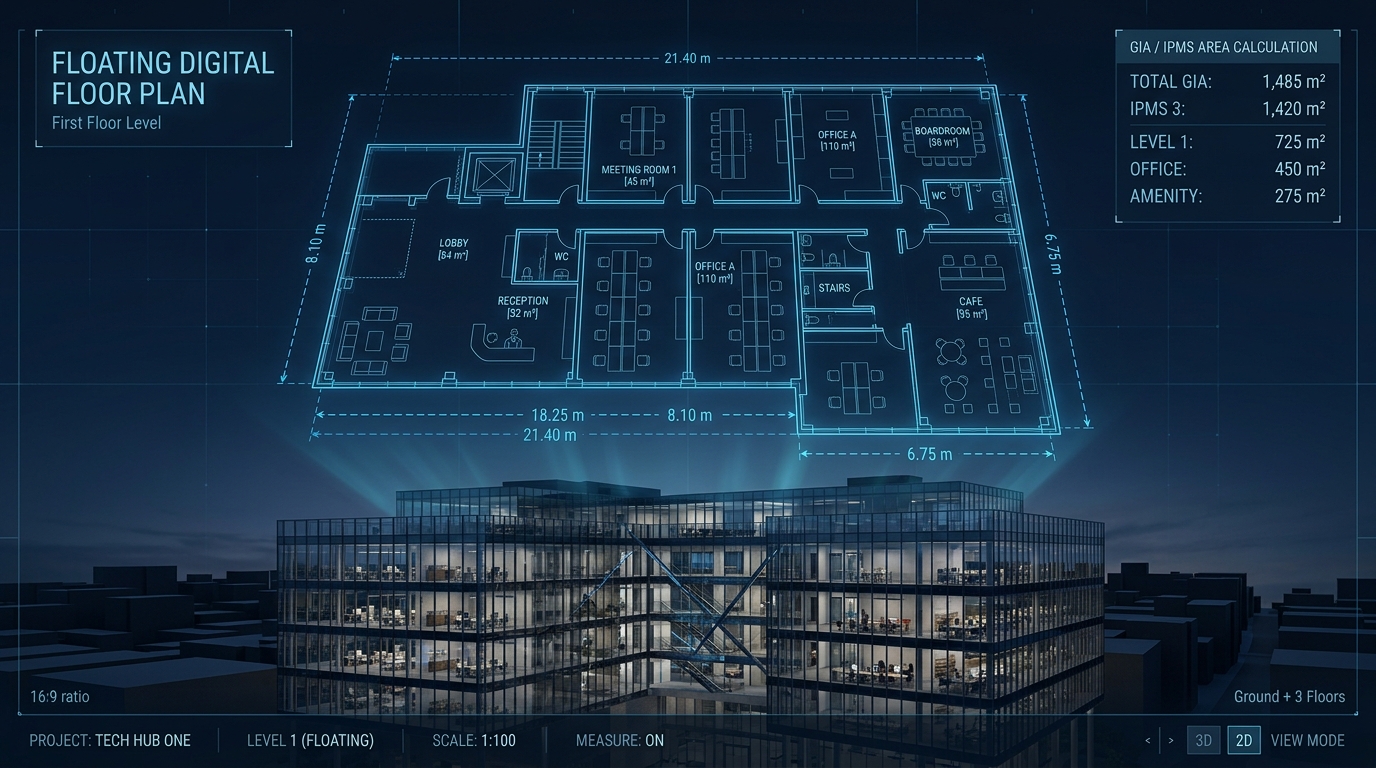 Automated Floor Plan Generation & GIA Metrics: Ensuring IPMS Standard Compliance for Property Valuation