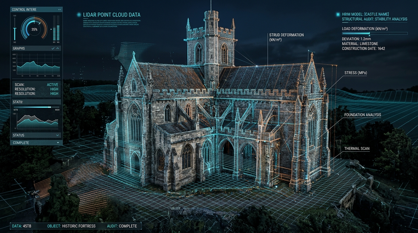 Leverage 3D Scanning and HBIM for Traditional Buildings | IHBC & STBA CPD