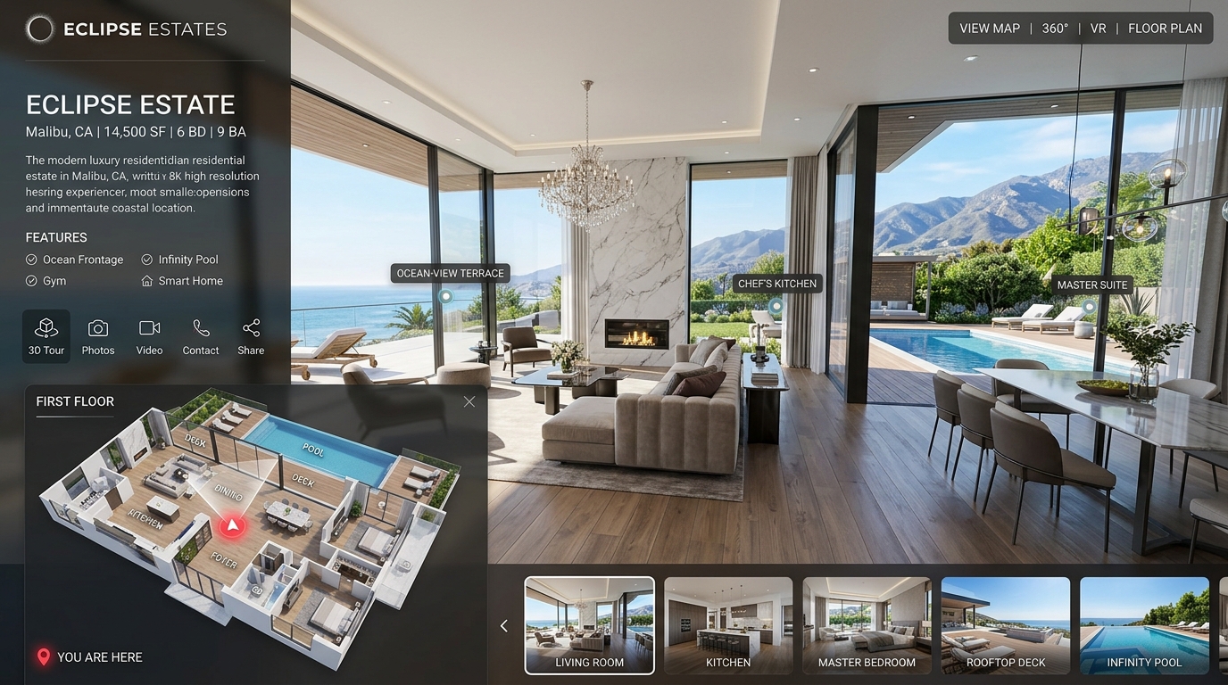 Single-Property Web Portals & Interactive Minimaps: Elevating Luxury Real Estate Engagement